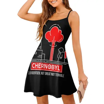 3.6 Roentgen Ne Didžiosios Nėra Baisi Černobylio Moterų Diržas Suknelė Juokinga Naujiena Suknelės Naujovė Egzotinių Moters Suknelė Kokteilių