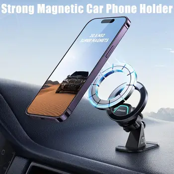 Stiprus Magnetinis Automobilinis Telefono Laikiklis Magnetas Išmaniojo telefono Stovas Paramos GPS Sulankstomas Stabili, Automobilių Oro Lizdo Laikiklį Universalus