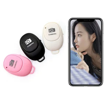 Mini Bluetooth suderinamu Nuotolinio Valdymo Mygtuką, Belaidis Valdiklis Laikmatis Fotoaparatą, Lazda Užrakto Telefono Selfie