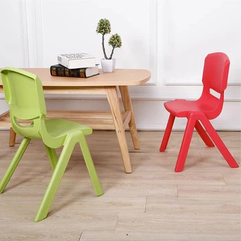 Šiuolaikinės Mados Namų Atlošas Plastiko Valgomojo Kėdės Sutirštės Mažos Kėdės Anti Slip Vaikų Išmatos