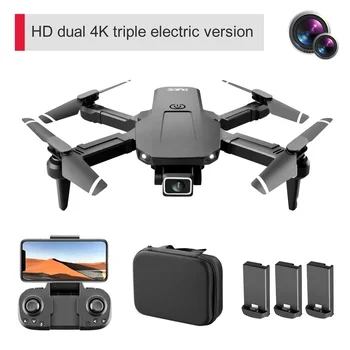 Drone 4k HD Plataus Kampo Kamera, Wifi Fpv Aukštis laikantis Dual Camera, Sulankstomas Mini Dron Quadcopter Sraigtasparnio Žaislas