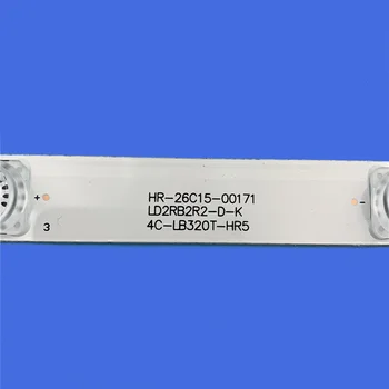 LED apšvietimas TELEVIZORIŲ 32 colių LED TELEVIZORIAUS PPTV-32C2 šviesos juosta 4C-LB320T-HR5 32HR332M06A5