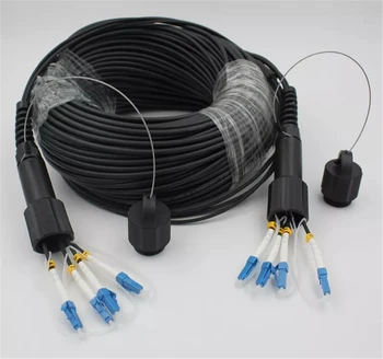 1000mtr 4 branduolių Lauko TPU LC-LC Fiber optic Patch cord 5mm vandeniui SM Šarvuotos CPRI kabelis Singlemode FTTH FTTA jumper ELINK