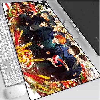 Anime Haikyu Didelis Pelės Mygtukai Japonijos Populiarus Komiksų Tinklinis Paauglys XXL Kompiuterio, Nešiojamojo kompiuterio, neslidžia Klaviatūra, Žaidimų Stalas