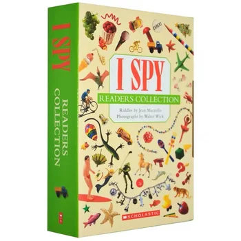 13PCS Box Set I Spy Reader Kolekcija Vaizdo Discovery anglų Paveikslėlį Knyga, Vaikų Ankstyvojo Ugdymo Vaikų Skaitymo Amžius 3-6 Metai