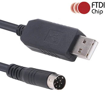 USB Programavimo Kabelis, skirtas NEC Plazmos ir Projektorius USB DIN 8 Pin RS232 Serial Config Kabelis