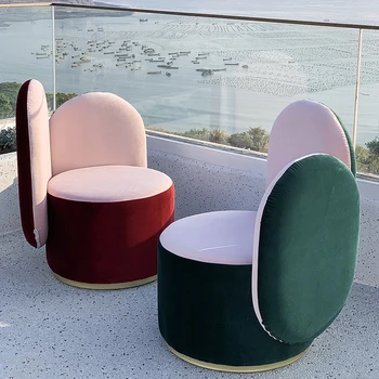 Atsipalaiduoti Kambarį Wingback Kėdės Modernus Medienos Nugaros Atrama Viena Kėdė Dizaineris Unikalių Medinių Šezlongas Lounge Namų Baldai