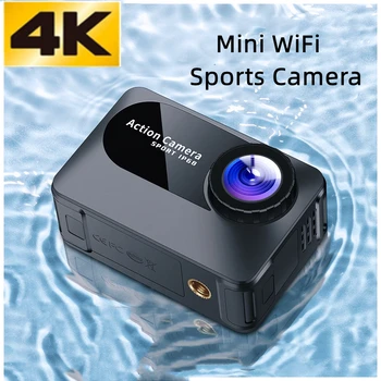4K HD Wi-fi, Veiksmai, Kamera, Lauko 2.0 Colių Nešiojamas Vandeniui Sporto Kamera, Wireless 170 ° Plataus Kampo Protingas Ratai, Diktofonas