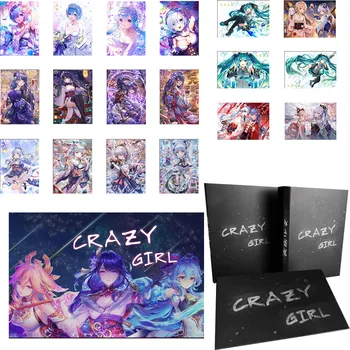 Deivės Istorija Crazy Girl Anime Kolekcija Kortelės Dreni Šviečia Flash Kortelės Anime Periferinių Berniukas Dovanos Žaislas Stalo Žaidimo Kortelės