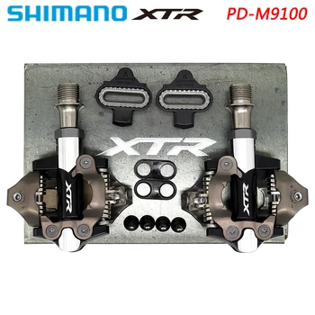 SHIMANO XTR SPD PD-M9100 Pedalo už Kalnų Dviračių Dual Sided už Cross Country Ride & Race / Cyclo-cross Dviratis Pedalas